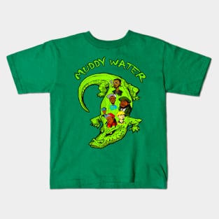 Muddy water Alligator logo tee Kids T-Shirt